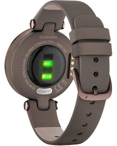 Смарт-годинник Garmin Lily Classic Edition - Dark Bronze Bezel w. Paloma Case and Italian L. Band (010-02384-B0/A0)