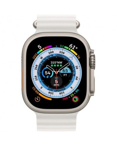 Смарт-годинник Apple Watch Ultra GPS + Cellular 49mm Titanium Case with White Ocean Band (MNH83/MNHF3/MNHM3)