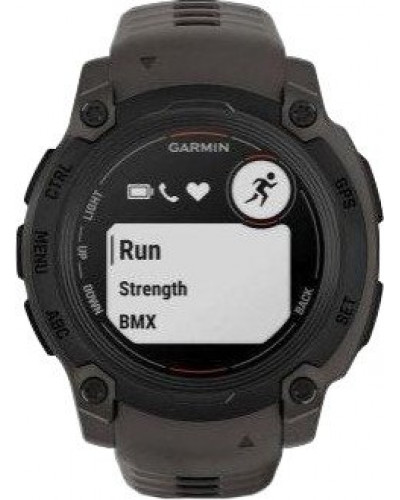 Смарт-годинник Garmin Instinct E 40mm Black with Charcoal Band (010-02932-00/13)
