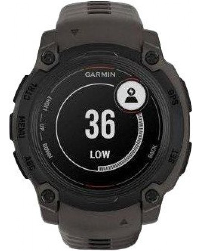 Смарт-годинник Garmin Instinct E 40mm Black with Charcoal Band (010-02932-00/13)