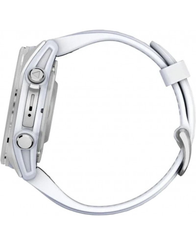 Смарт-годинник Garmin Fenix 8 43mm AMOLED Silver with Whitestone Silicone Band (010-02903-00/06)