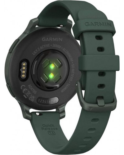 Смарт-годинник Garmin Lily 2 Active Jasper Green with Jasper Green Silicone Band (010-02891-02/52)