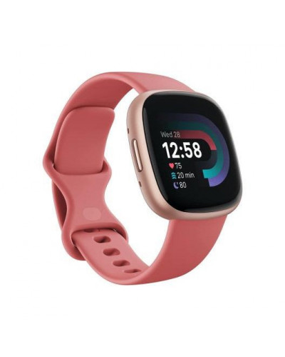 Смарт-годинник Fitbit Versa 4 Beet Juice/Copper Rose (FB523RGRD)