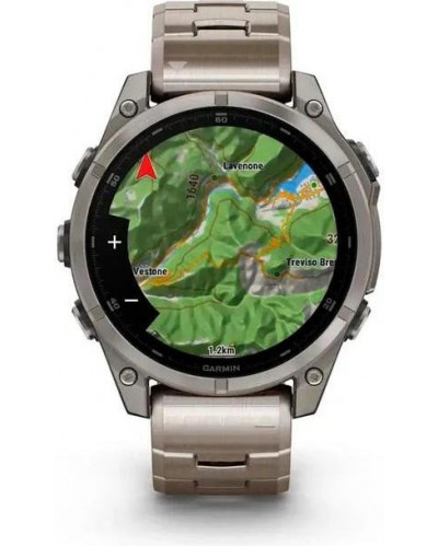Смарт-годинник Garmin Fenix 8 47mm AMOLED Sapphire Titanium with Vented Titanium Bracelet (010-02904-40)