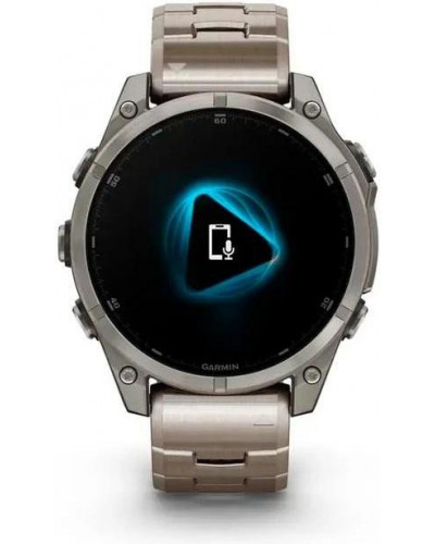 Смарт-годинник Garmin Fenix 8 47mm AMOLED Sapphire Titanium with Vented Titanium Bracelet (010-02904-40)