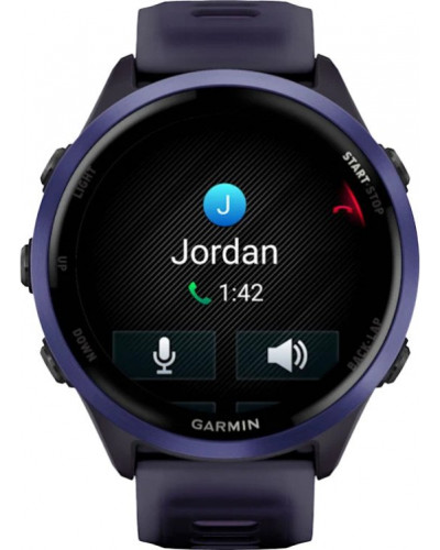 Смарт-годинник Garmin Forerunner 570 47mm Indigo Aluminium w. Translucent Imperial Purple/Indigo Band (010-02971-02)