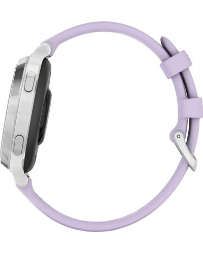 Смарт-годинник Garmin Lily 2 Active Silver with Purple Jasmine Silicone Band (010-02891-01)