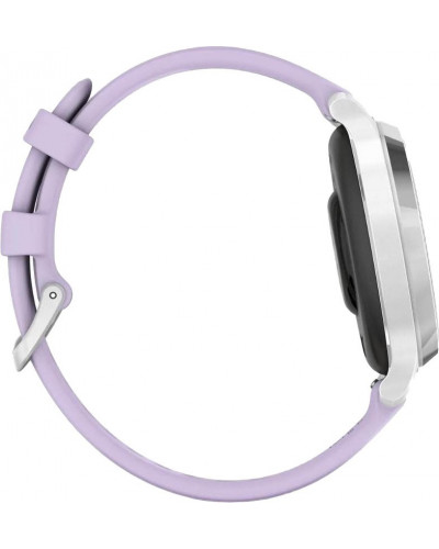 Смарт-годинник Garmin Lily 2 Active Silver with Purple Jasmine Silicone Band (010-02891-01)