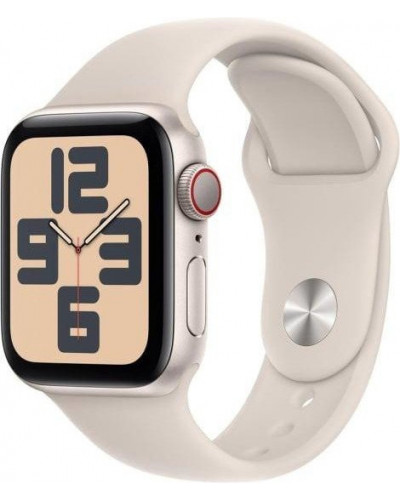 Смарт-годинник Apple Watch SE 2 GPS + Cellular 40mm Starlight Aluminium Case w. Starlight Sport Band - S/M (MRFX3/MXFY3/M