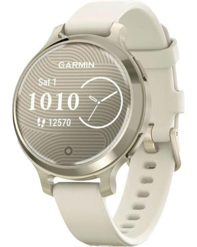 Смарт-годинник Garmin Lily 2 Active Lunar Gold with Bone Silicone Band (010-02891-00/50)