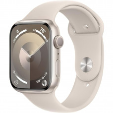 Смарт-годинник Apple Watch Series 9 GPS 41mm Starlight Aluminum Case w. Starlight Sport Band - S/M (MR8T3)