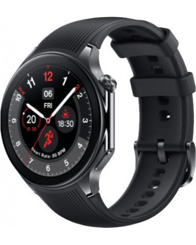 Смарт-годинник OnePlus Watch 2 Black Steel (5491100053)