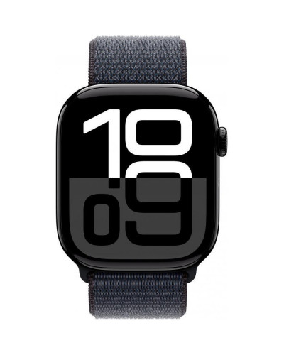 Смарт-годинник Apple Watch Series 10 GPS 46mm Jet Black Aluminum Case w. Ink Sport Loop (MWWR3)