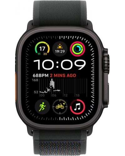 Смарт-годинник Apple Watch Ultra 2 GPS + Cellular 49mm Black Titan. Case w. Black Trail Loop - S/M (MX4U3)
