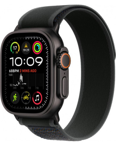 Смарт-годинник Apple Watch Ultra 2 GPS + Cellular 49mm Black Titan. Case w. Black Trail Loop - S/M (MX4U3)
