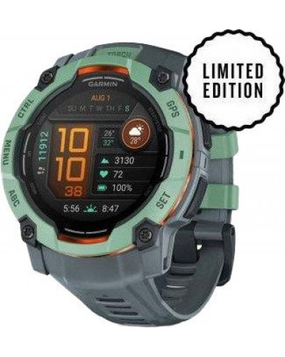 Смарт-годинник Garmin Instinct 3 50mm AMOLED Neo Tropic with Twilight Band (010-03020-01)