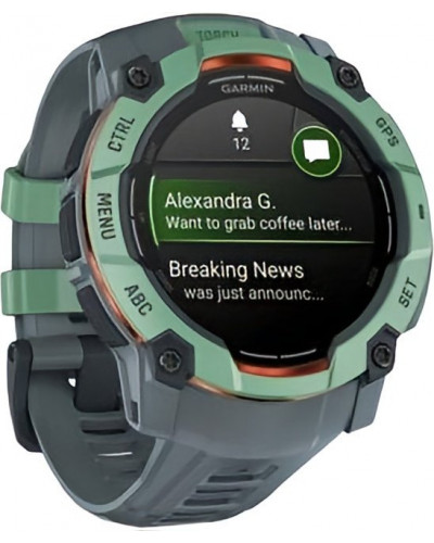 Смарт-годинник Garmin Instinct 3 50mm AMOLED Neo Tropic with Twilight Band (010-03020-01)