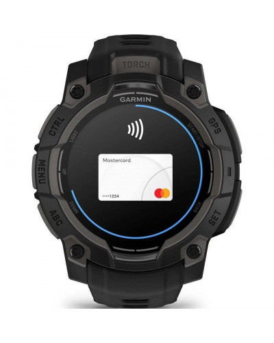Смарт-годинник Garmin Instinct 3 45mm AMOLED Black with Black Band (010-02936-00/40)