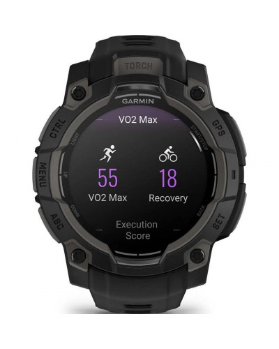Смарт-годинник Garmin Instinct 3 45mm AMOLED Black with Black Band (010-02936-00/40)