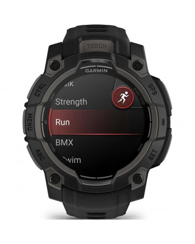Смарт-годинник Garmin Instinct 3 45mm AMOLED Black with Black Band (010-02936-00/40)