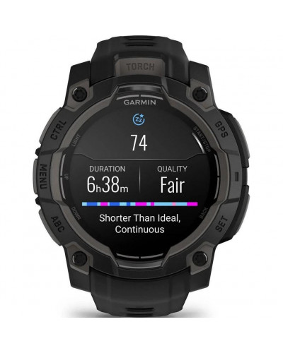 Смарт-годинник Garmin Instinct 3 45mm AMOLED Black with Black Band (010-02936-00/40)
