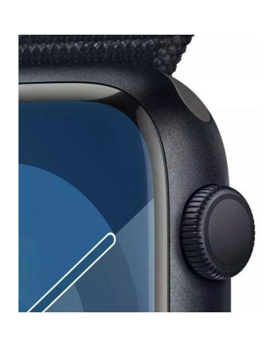 Смарт-годинник Apple Watch Series 9 GPS 45mm Midnight Aluminum Case w. Midnight S. Loop (MR9C3)