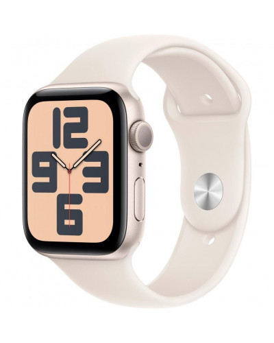 Смарт-годинник Apple Watch SE 2 GPS 44mm Starlight Aluminium Case w. Starlight Sport Band - M/L (MXEV3)