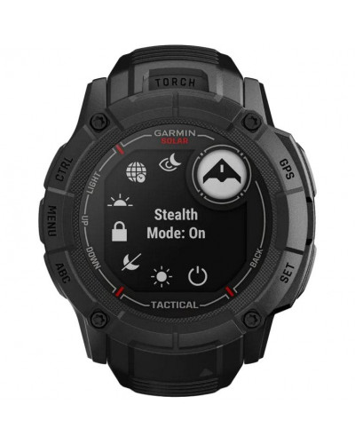 Смарт-годинник Garmin Instinct 2X Solar - Tactical Edition Black (010-02805-13/03/74)