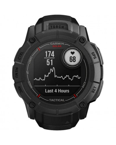 Смарт-годинник Garmin Instinct 2X Solar - Tactical Edition Black (010-02805-13/03/74)