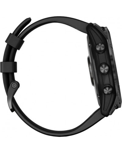 Смарт-годинник Garmin Fenix 7X Solar Slate Gray with Black Band (010-02541-00/01/0A)