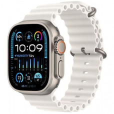 Смарт-годинник Apple Watch Ultra 2 GPS + Cellular 49mm Titanium Case with White Ocean Band (MREJ3)