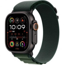 Смарт-годинник Apple Watch Ultra 2 GPS + Cellular 49mm Black Titan. Case w. Dark Green Alpine Loop - Small (MX4Q3)