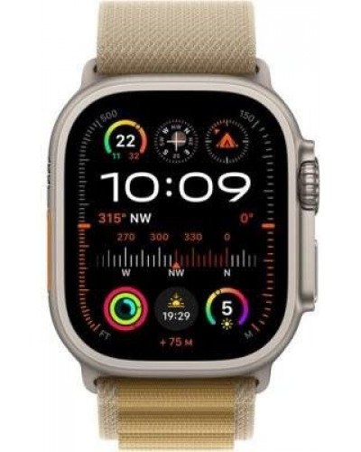 Смарт-годинник Apple Watch Ultra 2 GPS + Cellular 49mm Natural Titan. Case w. Tan Alpine Loop - Medium (MX4F3)