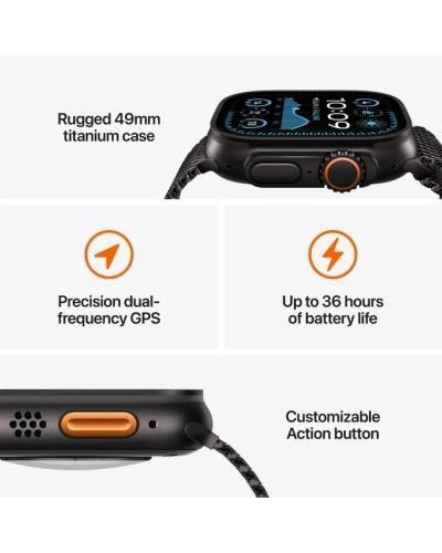 Смарт-годинник Apple Watch Ultra 2 GPS + Cellular 49mm Natural Titan. Case w. Tan Alpine Loop - Medium (MX4F3)