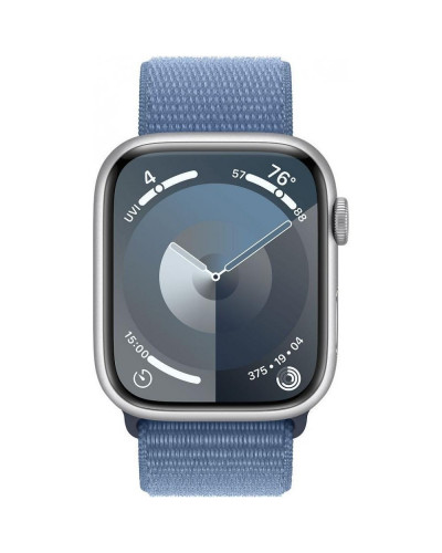 Смарт-годинник Apple Watch Series 9 GPS 45mm Silver Aluminum Case w. Winter Blue S. Loop (MR9F3)