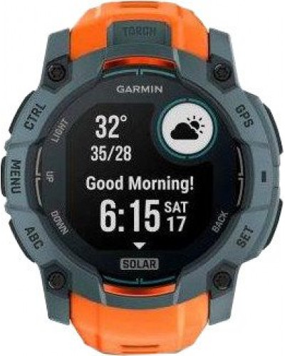 Смарт-годинник Garmin Instinct 3 50mm Solar Twilight with Solstice Band (010-02935-01)