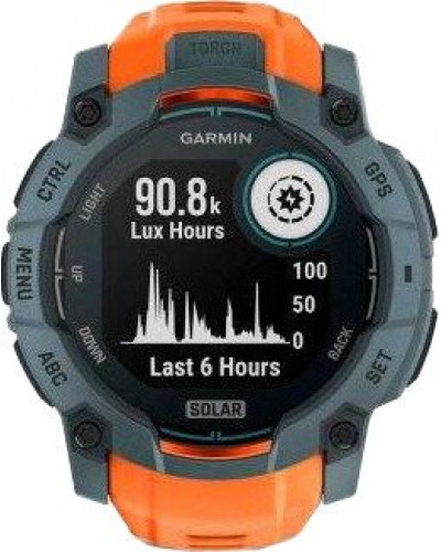 Смарт-годинник Garmin Instinct 3 50mm Solar Twilight with Solstice Band (010-02935-01)