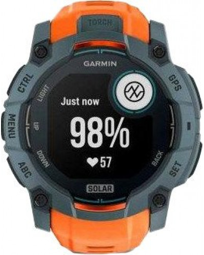 Смарт-годинник Garmin Instinct 3 50mm Solar Twilight with Solstice Band (010-02935-01)