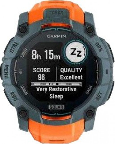 Смарт-годинник Garmin Instinct 3 50mm Solar Twilight with Solstice Band (010-02935-01)