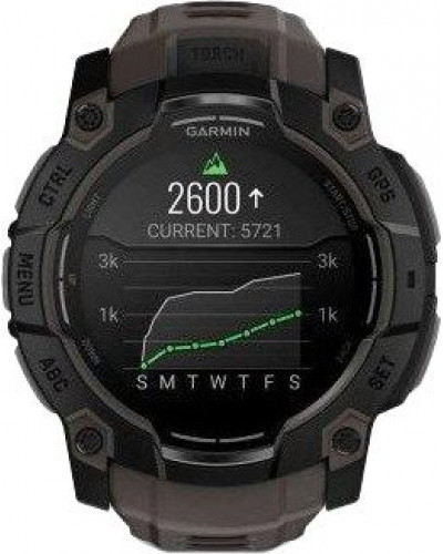 Смарт-годинник Garmin Instinct 3 50mm AMOLED Black with Charcoal Band (010-03020-00/40)