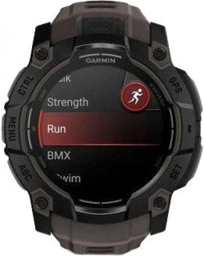 Смарт-годинник Garmin Instinct 3 50mm AMOLED Black with Charcoal Band (010-03020-00/40)