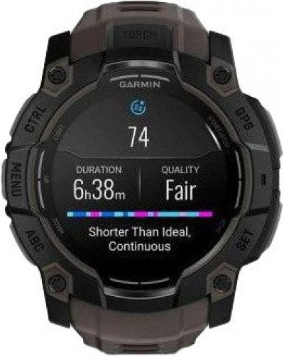 Смарт-годинник Garmin Instinct 3 50mm AMOLED Black with Charcoal Band (010-03020-00/40)