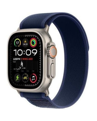 Смарт-годинник Apple Watch Ultra 2 GPS + Cellular 49mm Natural Titan. Case w. Blue Trail Loop - M/L (MX4L3)
