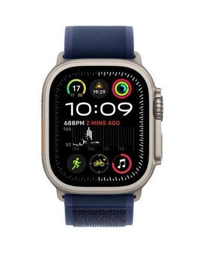 Смарт-годинник Apple Watch Ultra 2 GPS + Cellular 49mm Natural Titan. Case w. Blue Trail Loop - M/L (MX4L3)