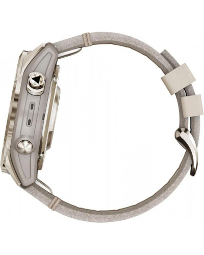 Смарт-годинник Garmin Fenix 7S Pro Sapphire Solar Soft Gold w. Limestone L. Band (010-02776-30)