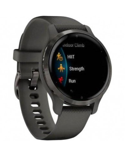 Смарт-годинник Garmin Venu 2S Slate Bezel with Graphite Case and Silicone Band(010-02429-10/00)