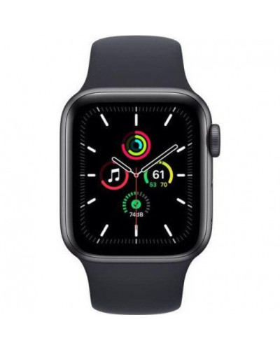 Смарт-годинник Apple Watch SE GPS 40mm Space Gray Aluminum Case w. Midnight S. Band (MKQ13)