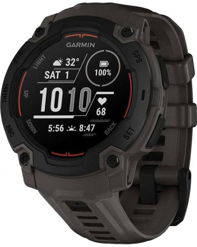 Смарт-годинник Garmin Instinct E 45mm Black with Charcoal Band (010-02933-00/13)