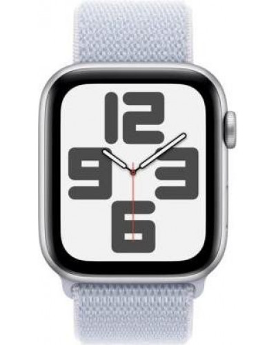 Смарт-годинник Apple Watch SE 2 GPS 44mm Silver Aluminium Case w. Blue Cloud Sport Loop (MXET3)