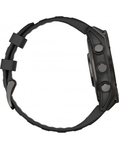 Смарт-годинник Garmin Fenix 8 47mm AMOLED Sapphire Carbon Gray DLC Titanium w. Black/Pebble Gray B. (010-02904-20/21/29)